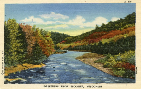 Greetings from Spooner, WI-Carey's Emporium