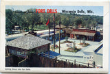 Greetings from Fort Dells, Wisconsin Dells, WI Souvenir Folder-Carey's Emporium