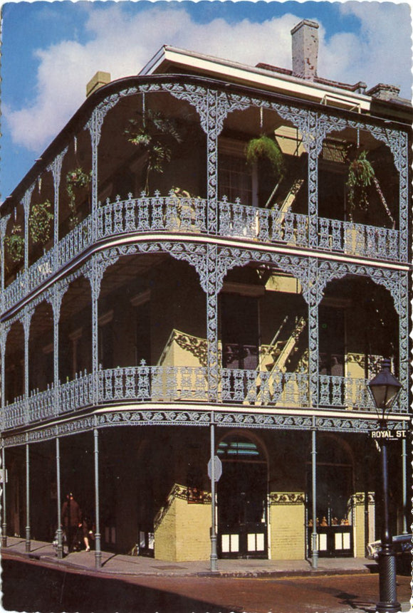 Lace Balconies, 700 Royal Street, New Orleans, LA-Carey's Emporium