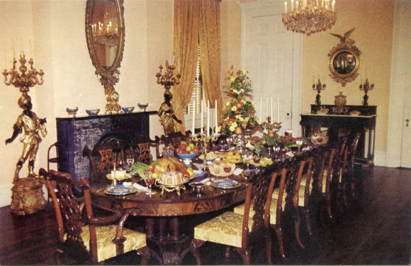 Nottoway Dining Room, White Castle, LA-Carey's Emporium