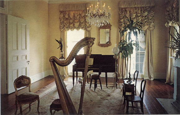 Music Room, Nottoway Plantation, White Castle, LA-Carey's Emporium