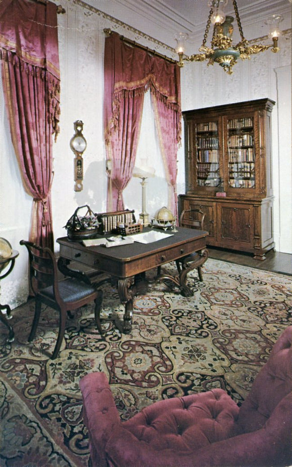 Library at Rosedown, Rosedown Plantation and Gardens, St. Francisville, LA-Carey's Emporium