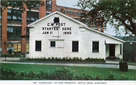 The Birthplace of Post Products, Battle Creek, MI-Carey's Emporium