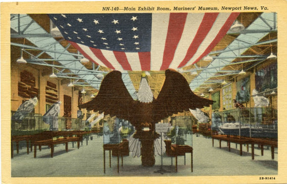 Main Exhibit Room, Mariners' Museum, Newport News, VA-Carey's Emporium