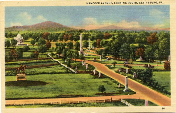 Hancock Avenue, Looking South, Gettysburg, PA-Carey's Emporium