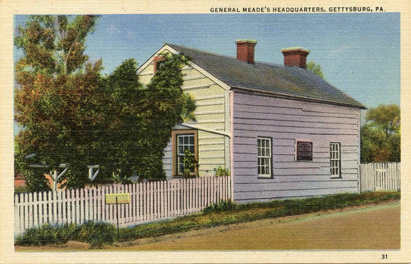 General Meade's Headquarters, Gettysburg, PA-Carey's Emporium
