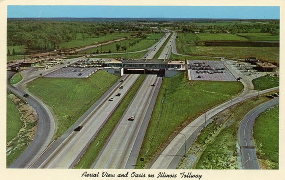 Aerial View and Oasis on Illinois Tollway-Carey's Emporium