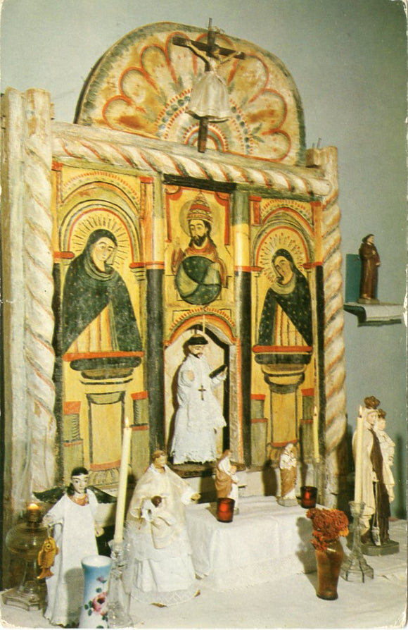 Reredos in the Ortega Family Chapel, Chimayo, NM-[Carey's Emporium