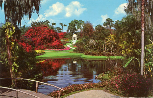 Beautiful Waterways and Flowered Paths Invite the Tourists to Enjoy Their Visit to Florida's Cypress Gardens-[Carey's Emporium