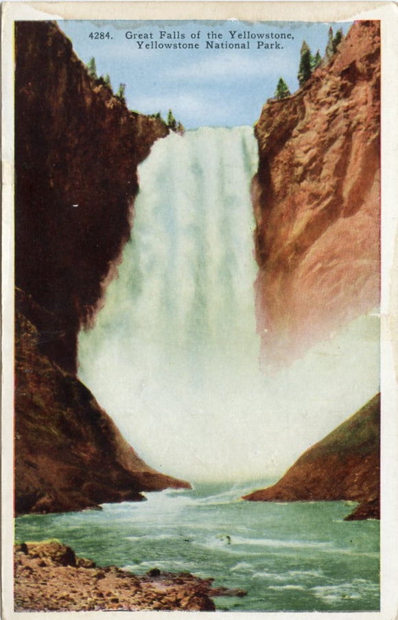 Great Falls of the Yellowstone, Yellowstone National Park-[Carey's Emporium