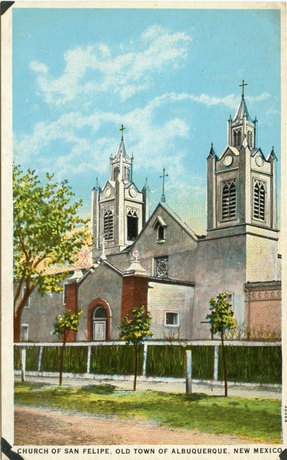 Church of San Felipe, Old Town of Albuquerque, NM-[Carey's Emporium