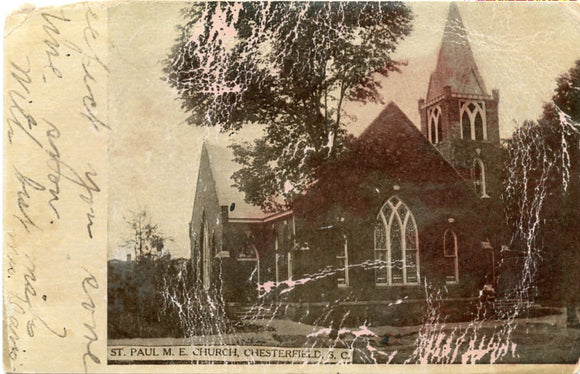 St. Paul M. E. Church, Chesterfield, SC-[Carey's Emporium