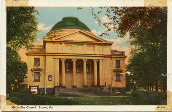 Methodist Church, Sayre, PA-[Carey's Emporium
