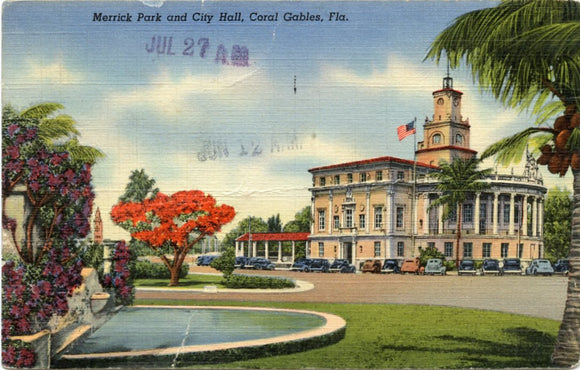 Merrick Park and City Hall, Coral Gables, FL-[Carey's Emporium
