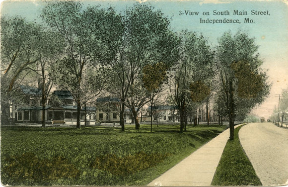 View on South Main Street, Independence, MO-[Carey's Emporium