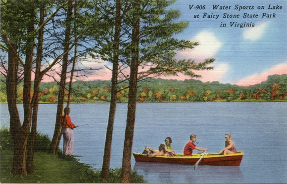Water Sports on Lake at Fairy Stone State Park in VA-[Carey's Emporium