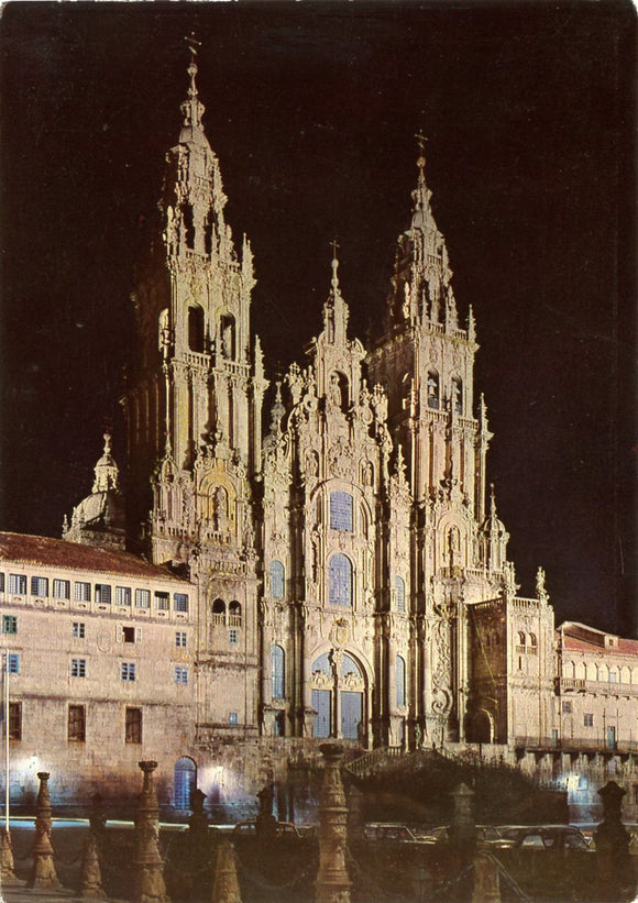 The Facade of the Obradoiro, Santiago de Compostela-Carey's Emporium