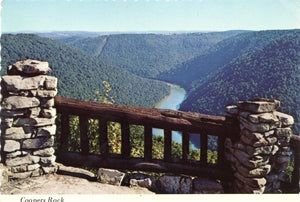 The View from Coopers Rock, Monongahela County, WV-Carey's Emporium