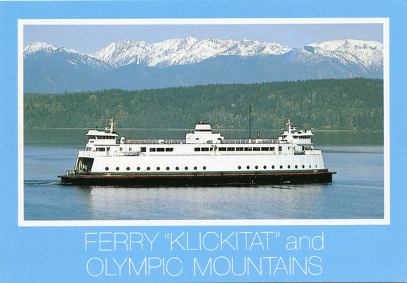 Ferry Klickitat and Olympic Mountains-Carey's Emporium