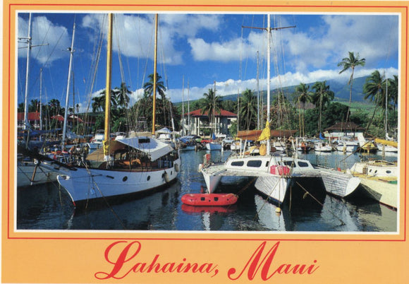 Lahaina Yacht Harbor, Island of Maui, HI-Carey's Emporium