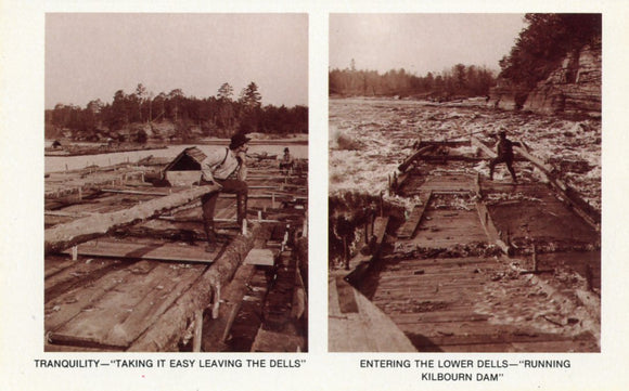 Tranquility, Taking it Easy Leaving the Dells, Entering the Lower Dells, Running Kilbourn Dam, The Raftsmen-Carey's Emporium