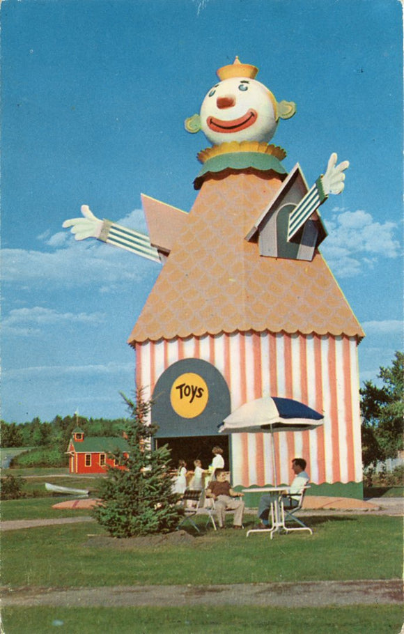 Toy House (The Happy Clown), Toyland, Storybook Land, Wisconsin Dell, WI-Carey's Emporium