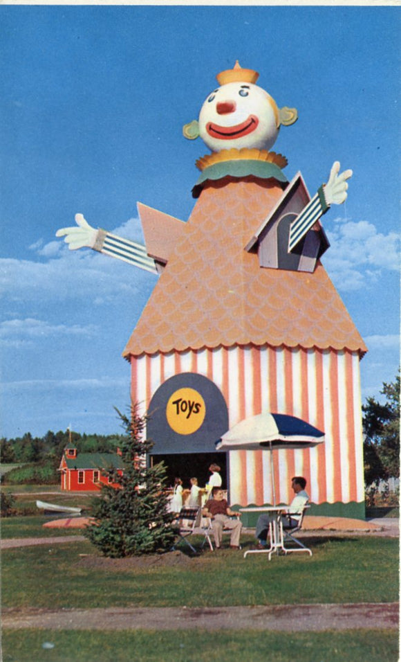 Toy House (The Happy Clown), Toyland, Storybook Land, Wisconsin Dells, WI-Carey's Emporium