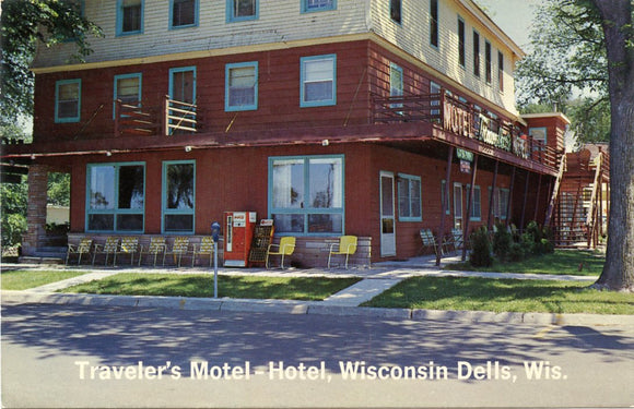 Traveler's Motel-Hotel, Wisconsin Dells, WI-Carey's Emporium