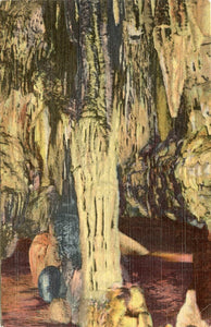 Totem Pole Room With Black and Bleeding Stalacites, Cave of the Mounds, Blue Mounds, WI-Carey's Emporium