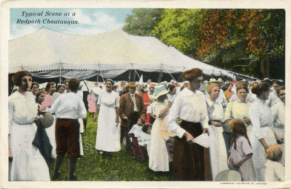 Typical Scene at a Redpath Chautaugua-Carey's Emporium