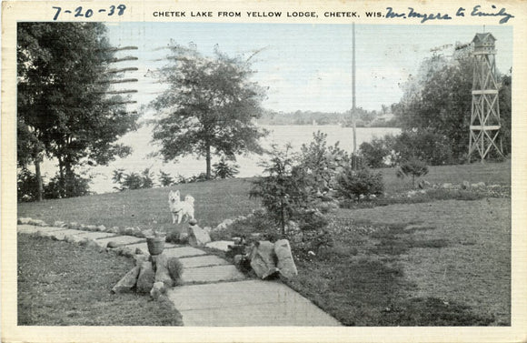 Chetek Lake from Yellow Lodge, Chetek, WI-Carey's Emporium