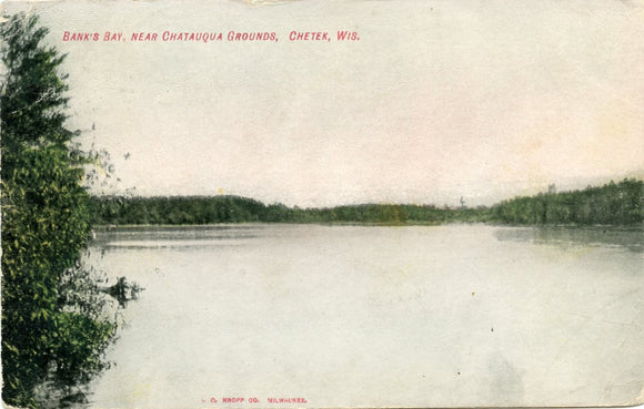 Bank's Bay, near Chautauqua Grounds, Chetek, WI-Carey's Emporium