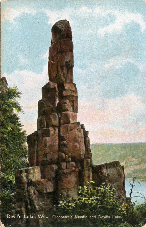 Cleopatra's Needle and Devil's Lake, Devils Lake, WI-Carey's Emporium
