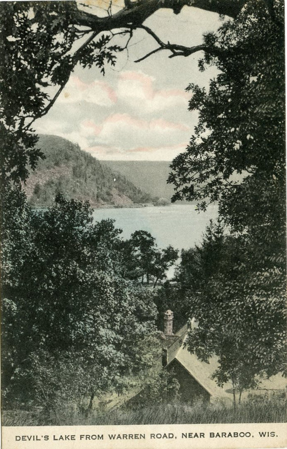 Devil's Lake from Warren Road, near Baraboo, WI-Carey's Emporium