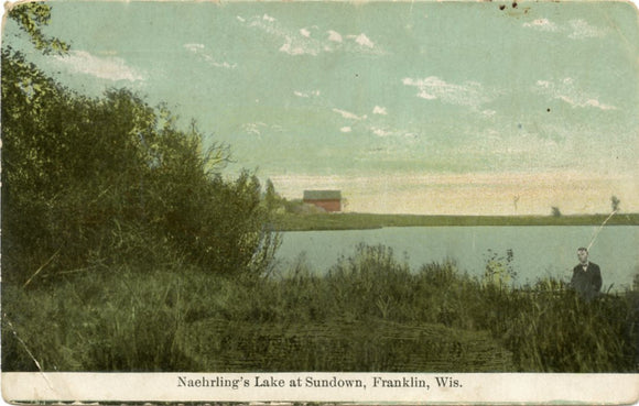 Naehrling's Lake at Sundown, Franklin, WI-Carey's Emporium