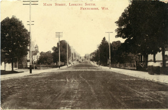 Main Street, Looking South, Fennimore, WI-Carey's Emporium