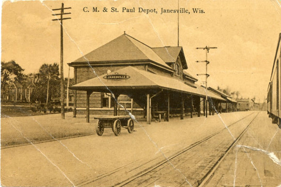 C. M. and St. Paul Depot, Janesville, WI-Carey's Emporium