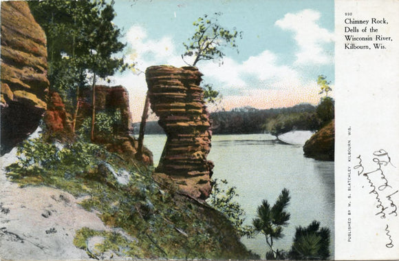 Chimney Rock, Dells of the Wisconsin River, Kilbourn, WI-Carey's Emporium