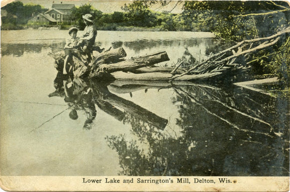 Lower Lake and Sarrington's Mill, Delton, WI-Carey's Emporium
