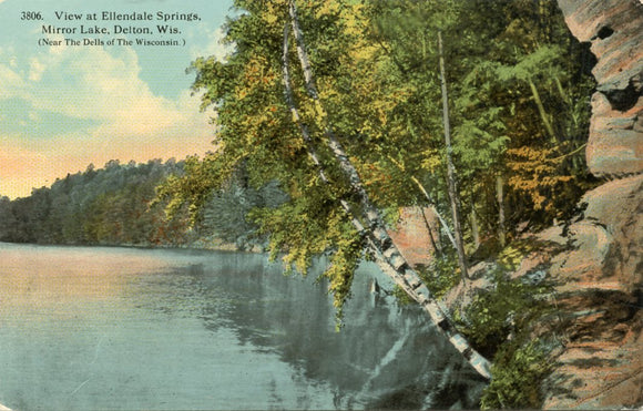 View at Ellendale Springs, Mirror Lake, Delton, WI-Carey's Emporium