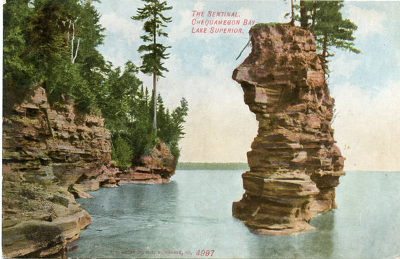 Sentinal, Chequamegon Bay, Lake Superio-Carey's Emporium