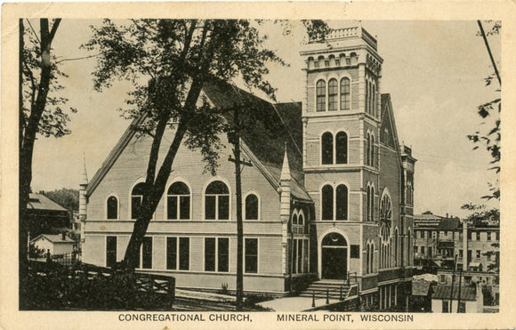 Congregational Church, Mineral Point, WI-Carey's Emporium