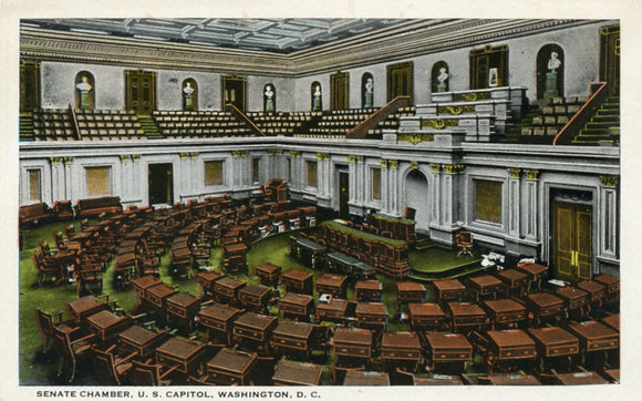 Senate Chamber, U. S. Capitol, Washington, DC-Carey's Emporium