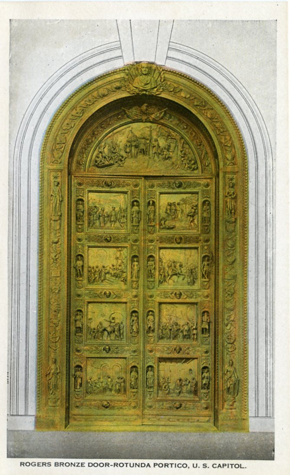 Rogers Bronze Door, Rotunda Portico, U. S. Capitol, Washington, DC-Carey's Emporium
