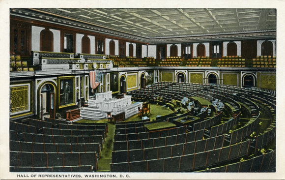 Hall of Representatives, Washington, DC-Carey's Emporium