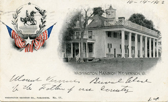 Washington Mansion, Mt. Vernon, VA-Carey's Emporium
