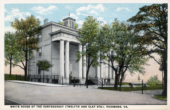 White House of the Confederacy (Twelfth and Clay Sts.), Richmond, VA-Carey's Emporium