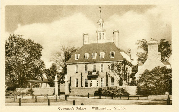 Governor's Palace, Williamsburg, VA-Carey's Emporium