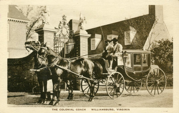 The Colonial Coach, Williamsburg, VA-Carey's Emporium