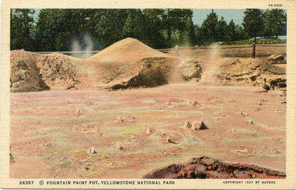 Fountain Paint Pot, Yellowstone National Park-Carey's Emporium